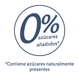 0% azúcares añadidos